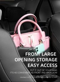 منظم السيارة بين المقعد، حامل حقيبة يد محفظة السيارة،