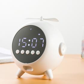 منبه رقمي قابل لإعادة الشحن مع مكبر صوت محمول Bluetooth 5.0