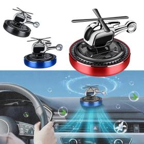 معطر هواء شمسي على شكل طائرة هليكوبتر للسيارة