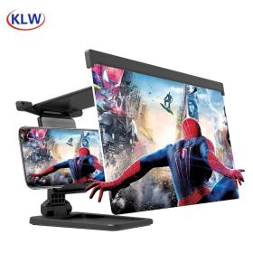 مكبر للصوت شاشة 3D مع حامل هاتف محمول مقاس 12 بوصة