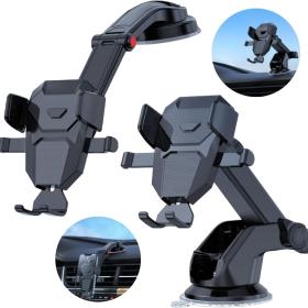 Support de Téléphone Solide pour Voiture Rotatif à 360° – حامل هاتف للسيارة دوار 360 درجة