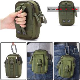 حقيبة خصر متعددة الوظائف مع حامل هاتف