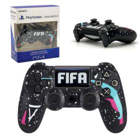 ذراع تحكم PS4 DualShock – إصدار FIFA لاسلكي مع بطارية قابلة للشحن (نسخة عالية الجودة)