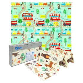 حصيرة ألعاب قابلة للطي مزدوجة الوجه مقاومة للماء – فوم XPE