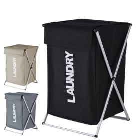 سلة غسيل بغطاء للملابس المتسخة