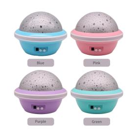  جهاز عرض LED على شكل سماء مرصعة بالنجوم، مصباح ليلي للأطفال بإضاءة رومانسية وملونة بنظام RGB.