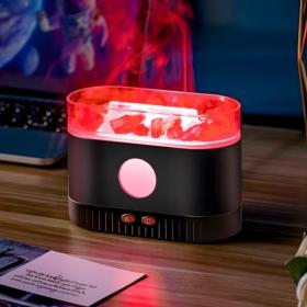 موزع روائح الزيوت العطرية باللهب مع صخور الملح الكريستالي 200 مل