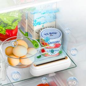 منقي ومعقم هواء الثلاجة، مزيل الروائح الكريهة، يحافظ على الطعام طازجًا