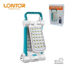 فانوس التخييم LED القابل لإعادة الشحن LONTOR مع منفذ التيار المستمر CTL-OL095U
